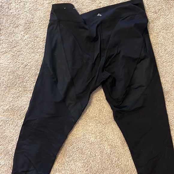 Joy Lab black leggings with ribbed knees - Picture 3 of 4